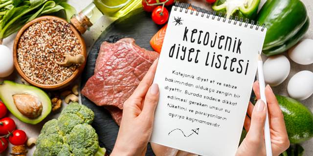 ketojenik diyet listesi haftalik